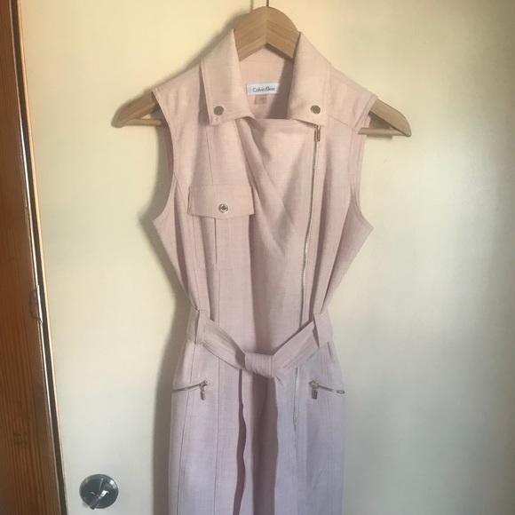 calvin klein trench dress